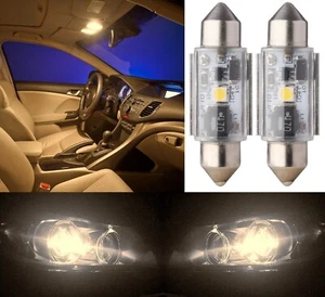 Luz LED Flosser 6418 DE3425 C5W Blanco Cálido Dos Bombillas Puerta Escalón Ajuste de Repuesto - Imagen 1 de 10