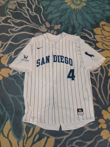 San Diego Toreros Nike Team Game Jersey - Baseball Men's Sz XL #4 TEAM ISSUED Cover
