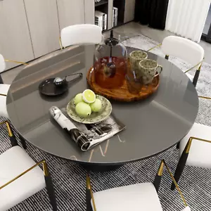 Tischfolie Transparent 2 mm dick runde klare PVC-Tischschutzfolie maßgefertigt - Bild 1 von 9
