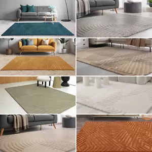 Hague Wool Rug for Living Room Bedroom Retro Modern Soft Hand Tufted Rug - Picture 1 of 64