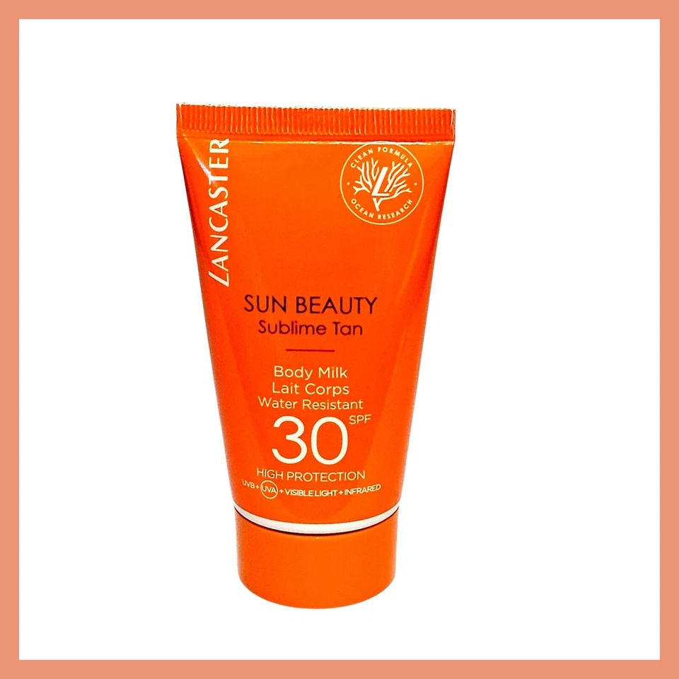 Lancaster Sun Beauty Sublime Tan Body Milk SPF30 1.6 fl.oz. Travel Size Sealed - Image 1 of 4