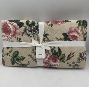 Trapunta Pottery Barn Adelise reversibile cotone floreale King Cal King Multi #9703C - Foto 1 di 5