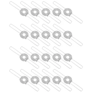 20 Pcs Lighting Spring Clip Lamp Holder Clips Shade Support Buckles Iron - Picture 1 of 12