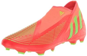 adidas Unisex Edge.3 Predator Firm Ground Soccer Shoe, Solar Red/Solar - Picture 1 of 2