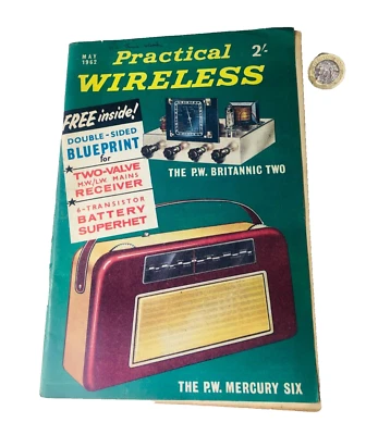 Magazine Practical Wireless May 1962 Mag Vintage ra - Image 1 of 3