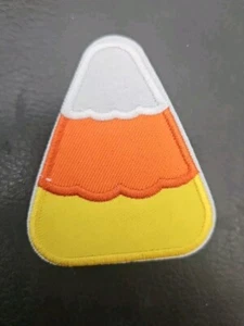 Candy Corn Patches (4-Pack) Halloween Embroidered Iron On Patch Applique - Picture 1 of 2