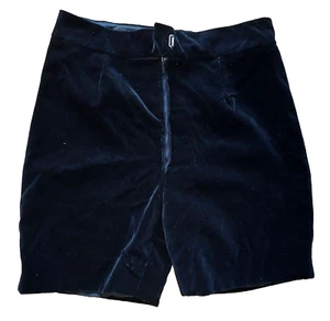 Samthose Shorts kurze Hose schwarz Samt S M Theaterfundus Damen oder Herren ? - Bild 1 von 6