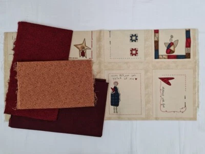 Debbie Mumm Stoff * Patchwork Quilten * Weihnachten Engel Herz Stern Katze - Bild 1 von 2