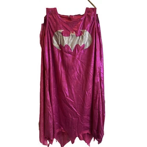 Costume di Halloween bambino Batgirl rosa caldo S/M abito stivali top guanti mantello - Foto 1 di 13