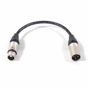 DMX 5 Pin Hembra XLR A 3Pin Macho Furgoneta Damme Cable Adaptador Turnaround - Imagen 1 de 2