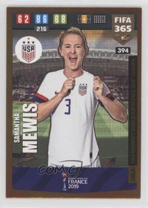 2019 Panini Adrenalyn XL Fifa 365 Women's World Cup Winner Samantha Mewis #394