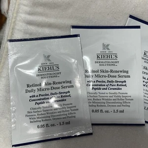 Kiehl’s Retinol Skin- Renewing Daily Micro Dose Serum 1.5ml 0.05oz Sample Pack - Picture 1 of 2