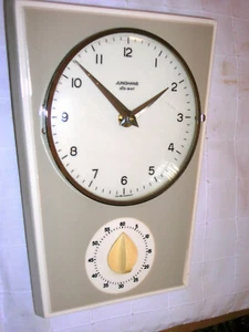 JUNGHANS Küchenuhr mit Eieruhr ATO MAT 1962 Bestzustand selten - Bild 1 von 5