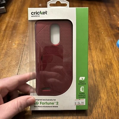 Funda Teléfono LG FORTUNE 2 Rojo Cricket Foto 1 de 2