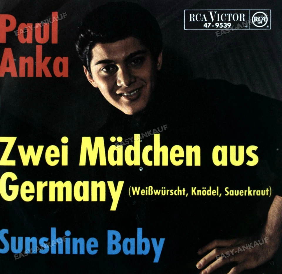 Paul Anka - Zwei Mädchen Aus Germany 7in (VG+/VG+) ' - Image 1 of 1