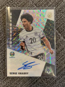 Serge Gnabry 2020-21 Panini Mosaic UEFA Euro Autograph Auto No. AM-SG SP GERMANY - Picture 1 of 2