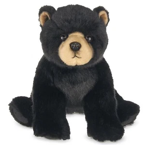 Asher Plush Toy Black Bear Stuffed Animal, 13 Inches, For Ages 3-14 - Picture 1 of 6