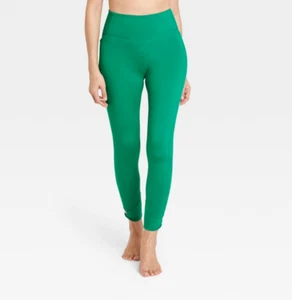 Women's Simplicity Twist High-Rise 7/8 Leggings -All in Motion -Green - S - S309 - Picture 1 of 6