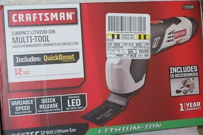 CRAFTSMAN NEXTEC Multi-Ferramenta Compacta com Liberação Rápida 12 Volts 12V Kit 30566 NOVO - Imagem 1 de 4
