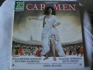 GEORGES BIZET CARMEN VINYL BOX SET 1984 ERATO RECORDS MADE IN FRANCE MAAZEL EX - Picture 1 of 3