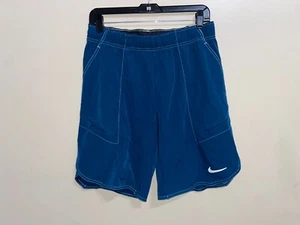 Nike Court Men's  9" Slam Tennis Shorts Valerian Blue Size M DR6546-460 NEW - Picture 1 of 8