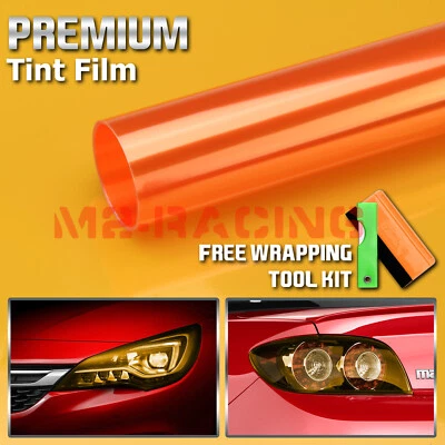 13 Colores Premium Brillante Faro Trasero Luz Antiniebla Vinilo Adhesivo Tinte Película Foto 1 de 2