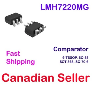 LMH7220 High Speed Comparator Complementary, Differential, LVDS SC-70-6 TI - Picture 1 of 2