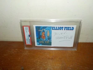 Elliot Field Signed Flintstones Index Card PSA Certified Year W/O Santa MiserBro - Picture 1 of 3