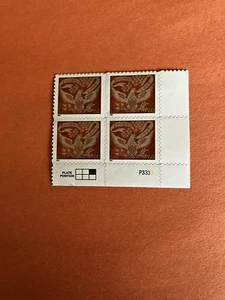 SCOTT #3646 COVERLET EAGLE BLOCK OF FOUR - Picture 1 of 2