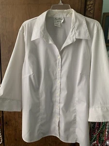 Fred Davis Classic White Blouse 2x - Bild 1 von 3
