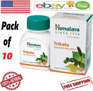 🌿 Himalaya Trikatu – 60 Tablets Each | Pack of 10 | Expiry 01-2026 | - Picture 1 of 8