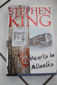 Stephen King Hardcover 1st Edition Book With Dust Jackets Hearts In Atlantis VG - Imagen 1 de 8