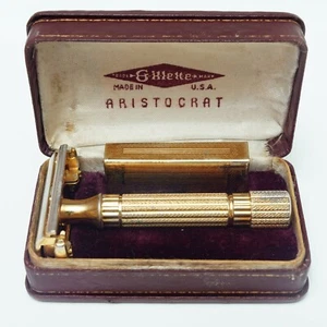 Gillette Aristocrat TTO Gold (1947) USA zum Umplattieren ***LESEN *** - Bild 1 von 12
