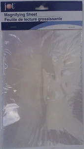 READING MAGNIFYING SHEET Fresnel Lens 3X Magnification Magnifier 1Sheet/Pk - Picture 1 of 4