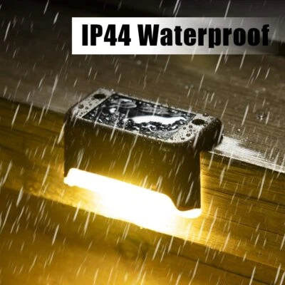 Outdoor Solar LED Deck Light Path Garden Patio Pathway Stairs Step Fence Lamp FC - Image 1 of 4