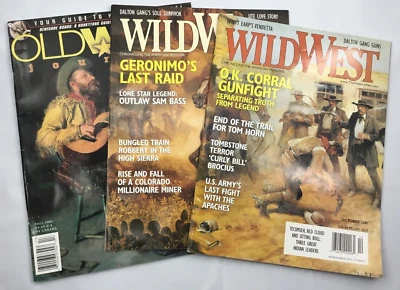 WILD OLD WEST WESTERN HISTORY Magazine Lot 3 GERONIMO Country Music OK Corral - Image 1 of 4