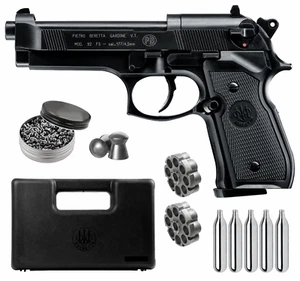 Umarex Beretta M92FS CO2 .177 Cal Non-Blowback Air Pistol w/5x12 CO2 and Pellets - Picture 1 of 9