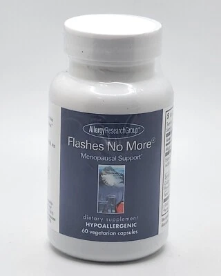 Grupo de Investigación de Alergias FLASHES NO MÁS 60 Cápsulas Apoyo Menopáusico Hipoalergénico Foto 1 de 4