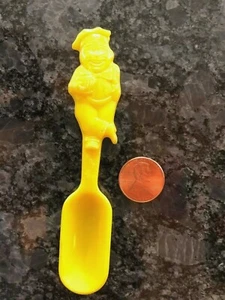 Vintage Plastic French's Yellow Condiment Mustard Spoon Hot Sam - Picture 1 of 3