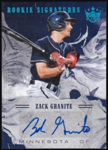 2018 Panini Diamond Kings DK Rookie Auto Holo Blue #S-ZG - Zack Granite [12/15] - Picture 1 of 4