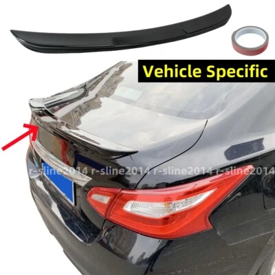 Glossy Black NSMO Style Rear Trunk Spoiler Wing Lip For Nissan Altima 2016-2018 Foto 1 de 4