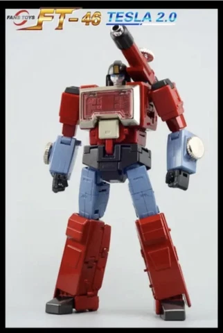 🇺🇸 NEW SEALED G1 TRANSFORMER FansToys FT-46 FT46 Tesla Perceptor 2.0 ALLOY Cover