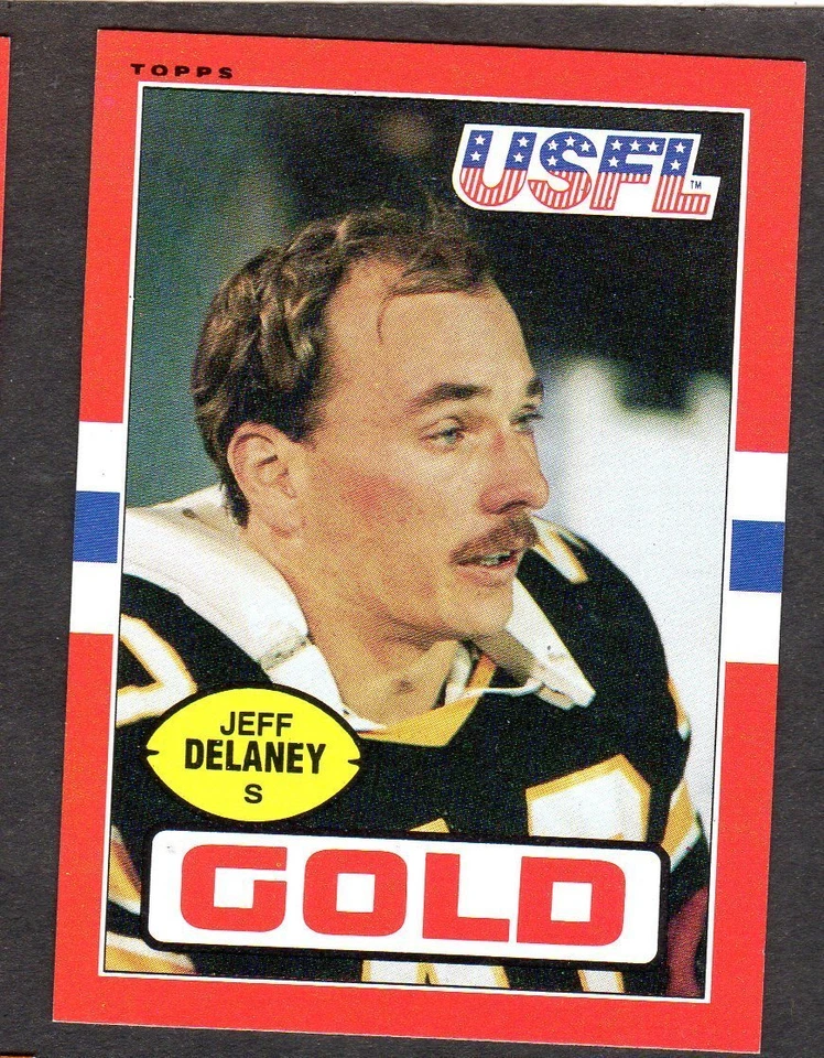 1985 TOPPS USFL #30 JEFF DELANEY NM - Image 1 of 1