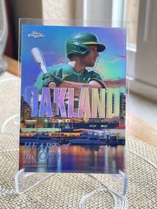 2022 Topps Chrome Matt Olson Heart of The City Insert Oakland A’s - Picture 1 of 2