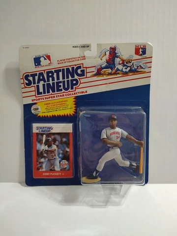 1988 Starting Lineup Kirby Puckett Minnesota Twins SLU Kenner Sports Figure Cover
