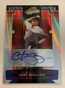 Curt SCHILLING 2005 Playoff Absolute Memorabilia Spectrum Gold AUTO #109 3/3 NM - Picture 1 of 2