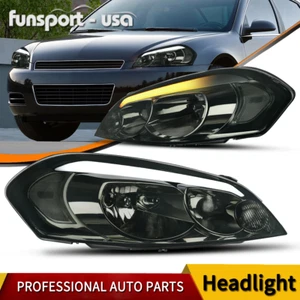 Smoke Headlights w/ Sequential LED DRL for 06-13 Chevy Impala 06-07 Monte Carlo - Bild 1 von 8