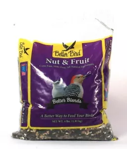 1 Bag Better Bird 4 Lbs Nut & Fruit Corn Free & Milo Free All Natural Ingredient - Picture 1 of 1