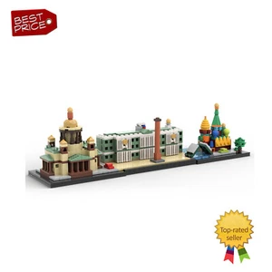 MOC: Micro Saint Petersburg Model Skyline Architecture 500 Pieces | Brand New - Picture 1 of 6