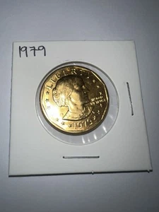 A Rare 1979 D Gold SUSAN B Anthony $1 Coins - Picture 1 of 2